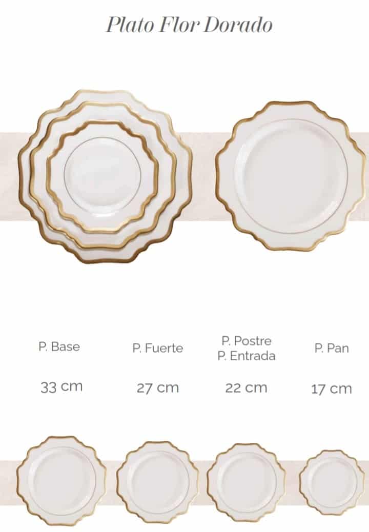 vajilla importada para eventos en Bogotá - J&L Eventos Premium