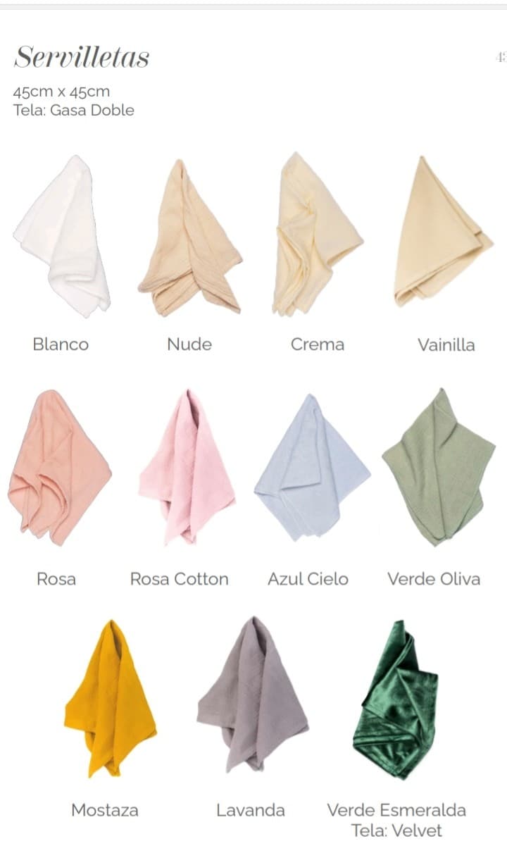 Alquiler de Mantelería Premium en Bogotá