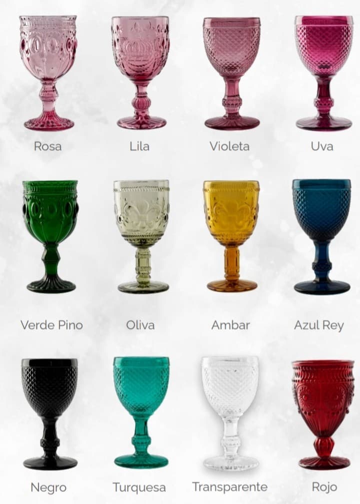 cristaleria premium para eventos en Bogotá - J&L Eventos Premium