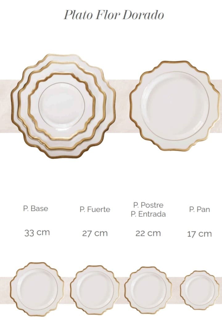 vajilla importada para eventos en Bogotá - J&L Eventos Premium